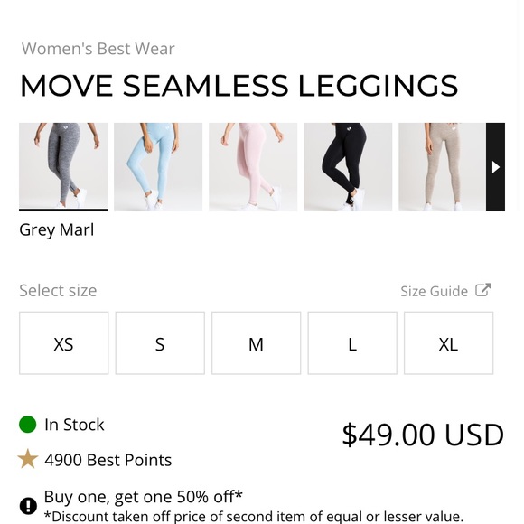 Move seamless leggings - Picture 2 of 3
